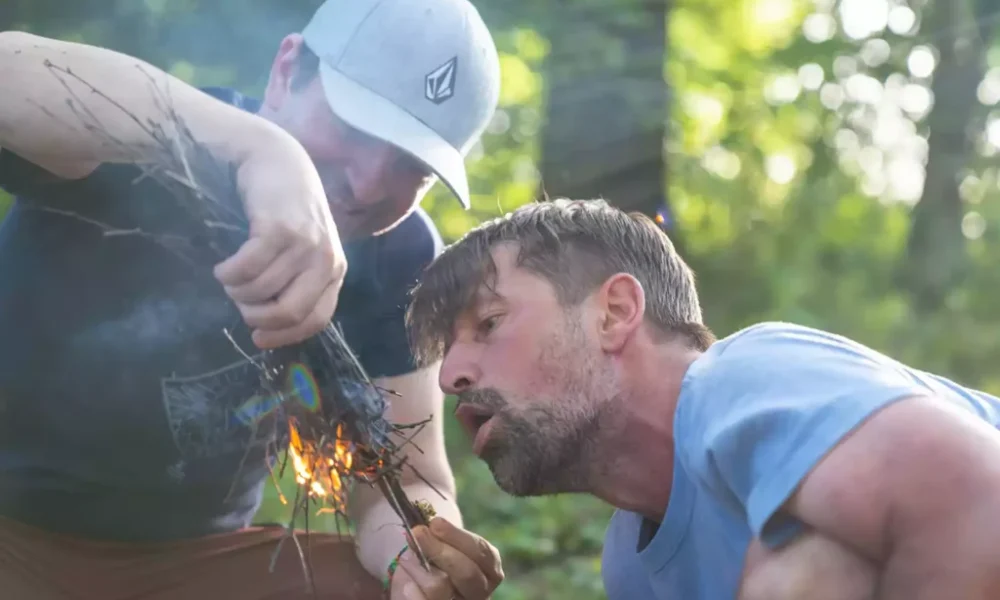 feuermache wie in der steinzeit